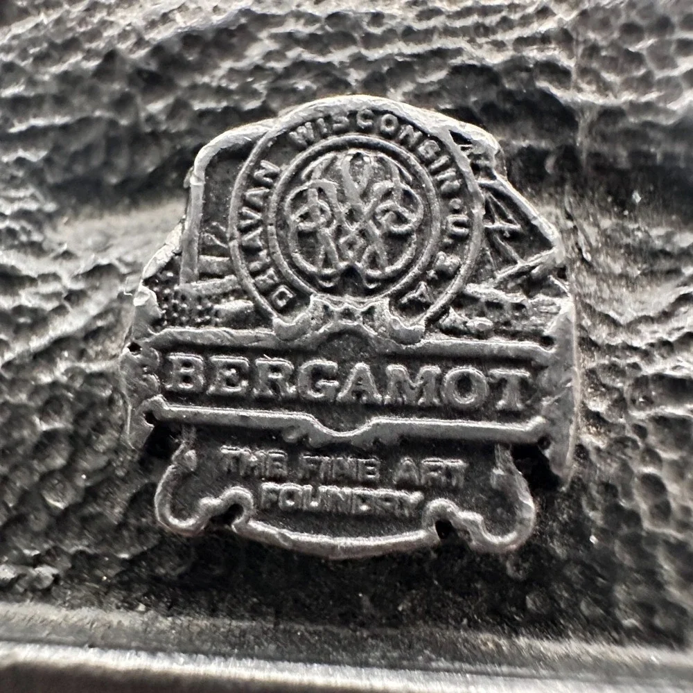 VTG Belt Buckle POW MIA Z-52/A Bergamot USA‎ Pewter 1970s You Are Not Forgotten